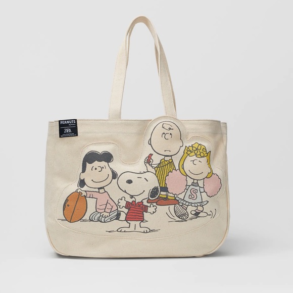 Snoopy peanuts bag cartoon canvas tote shoulder bag cute shopping - Picture 2 of 6